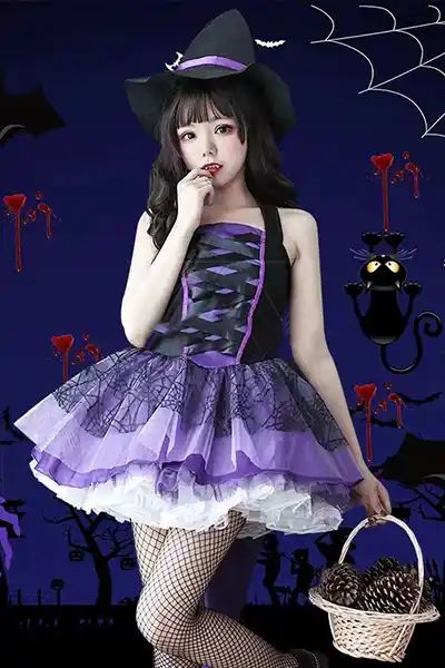 ハロウィン コスプレ 魔女仮装 衣装