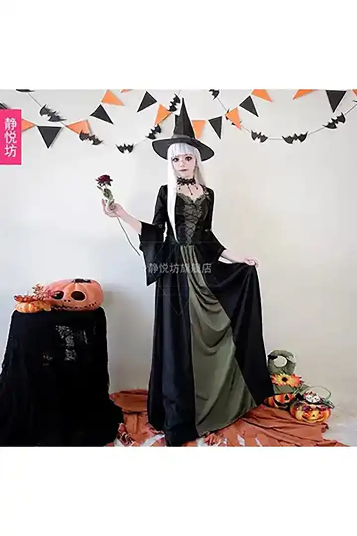 ハロウィン 魔女 コスプレ