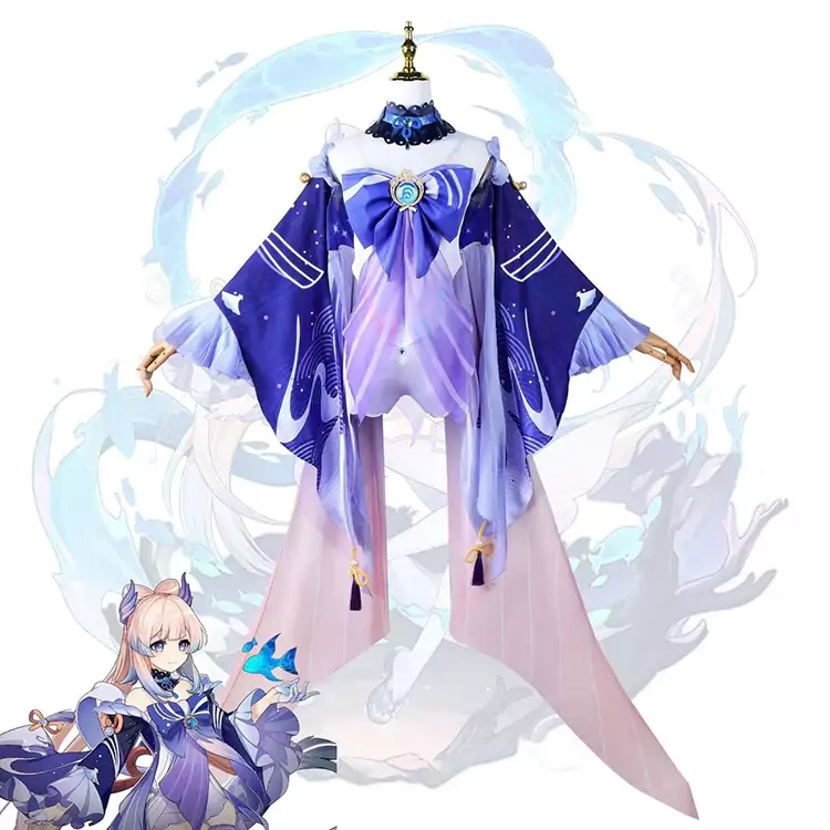 原神 Genshin 珊瑚宮心海 コスプレ衣装